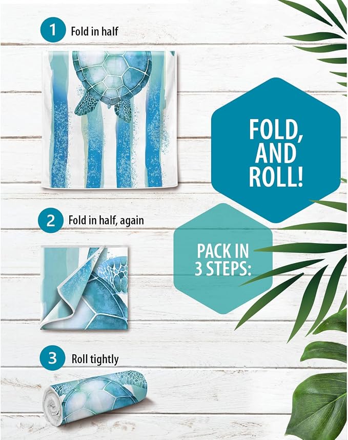 VENTURE 4TH Microfiber Beach Towel: Quick-Dry, Sandproof and Lightweight - Image 5