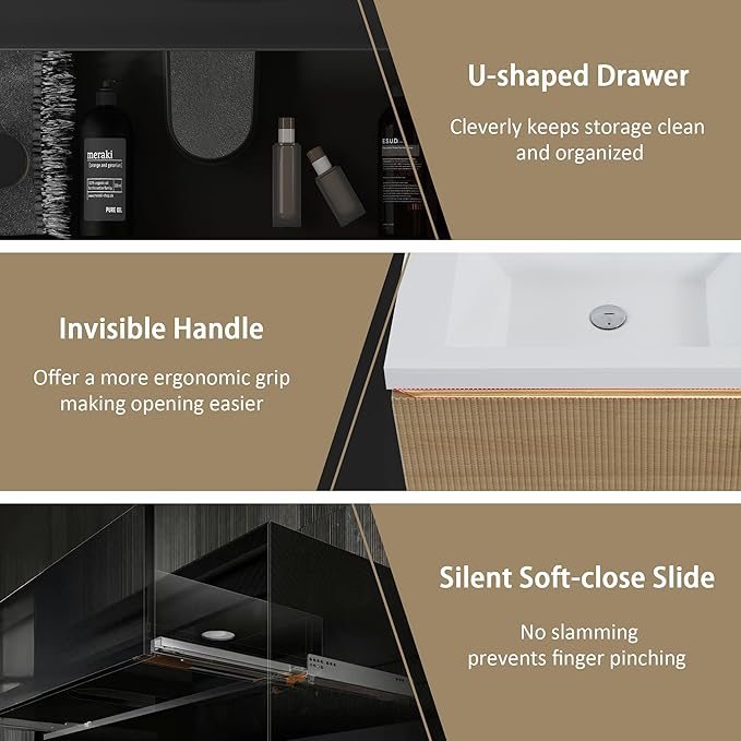 24" Floating Bathroom Vanity - Image 6