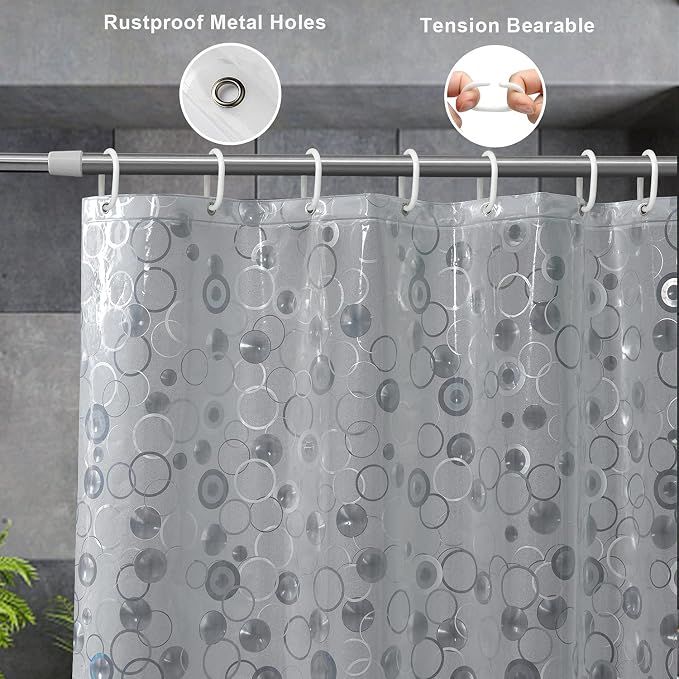 AooHome Plastic Shower Curtain Liner - Image 8