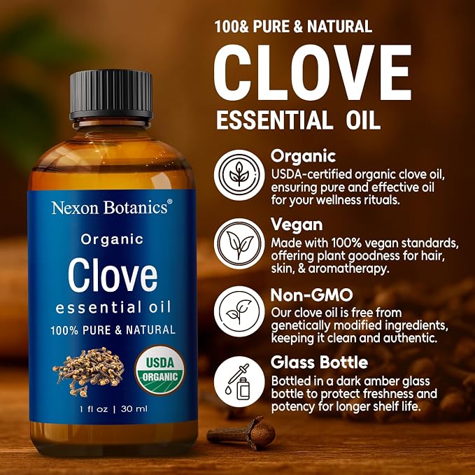 Organic Clove Essential Oil 30 ml - Image 2