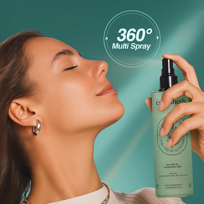 Tea Tree 90 Clear Body Mist for acne skin | 360° Moisture Spraying - Image 4