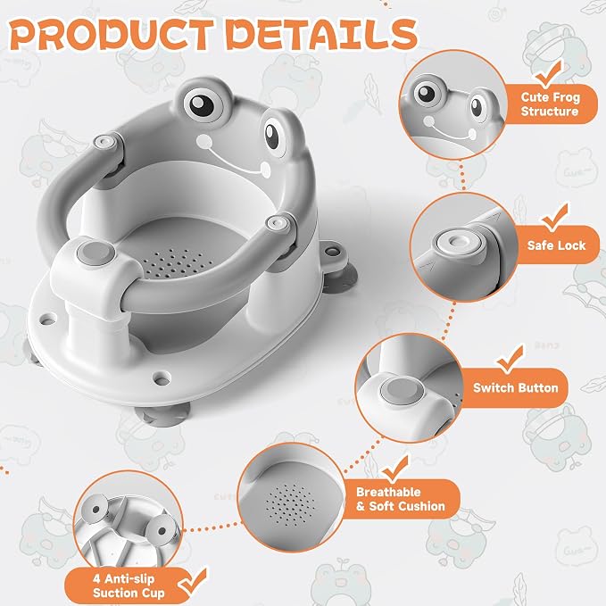 Baby Bath Seat for Babies 6 Months & Up - Image 5