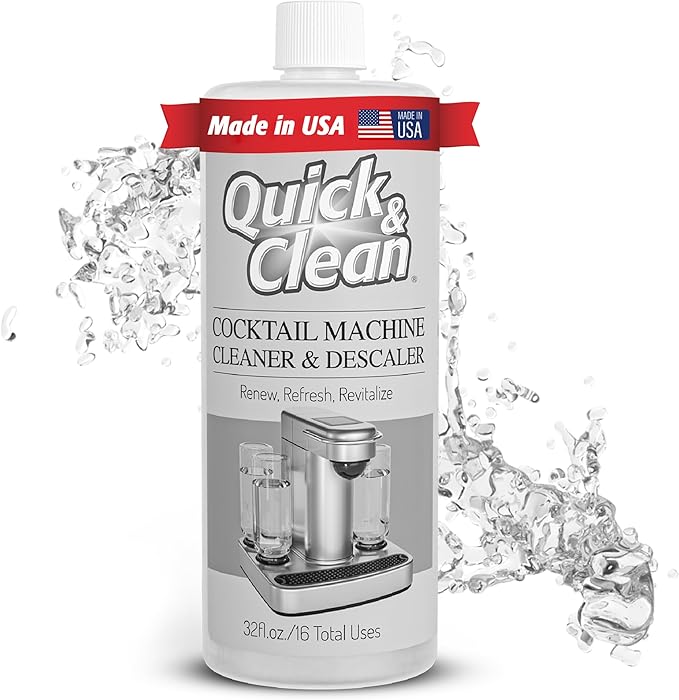 Quick & Clean Cocktail Machine Cleaner & Descaler by QuickClean