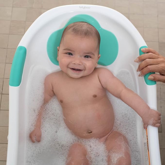 Lulyboo Baby Bath tub with Head Cushion, Bath Tub - Image 5