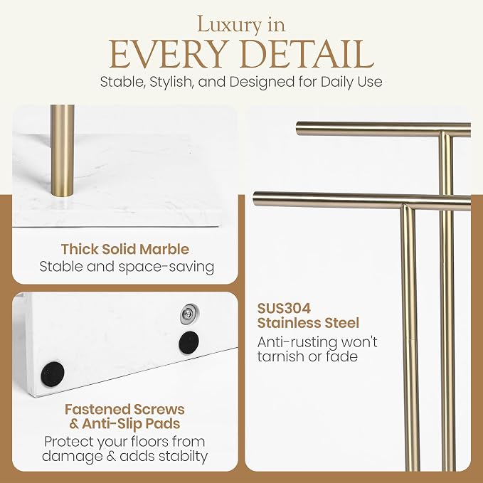 Free Standing Towel Rack for Bathroom - Image 5