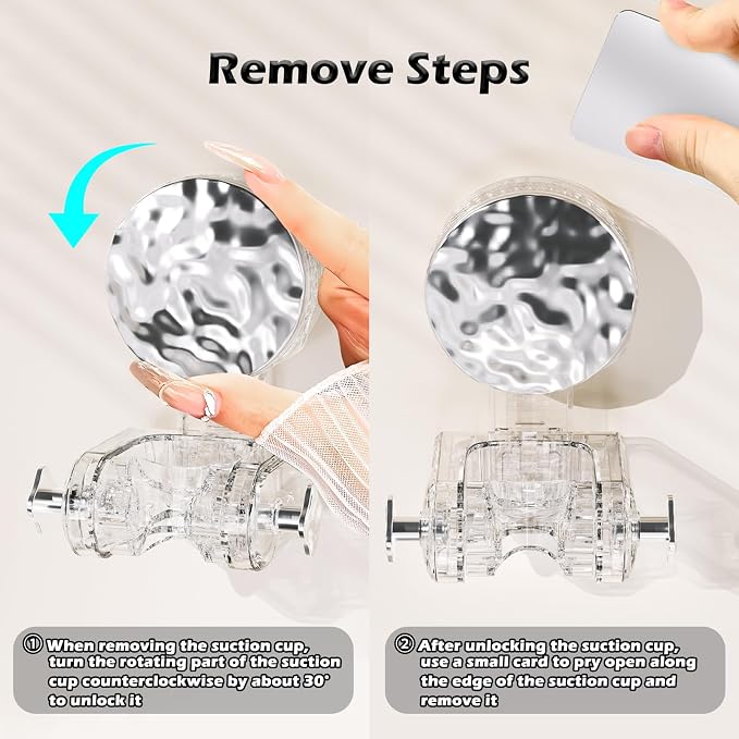 Inchant Suction Cup Shower Head Holder Universal ABS Suction Cup Shower Head - Image 4