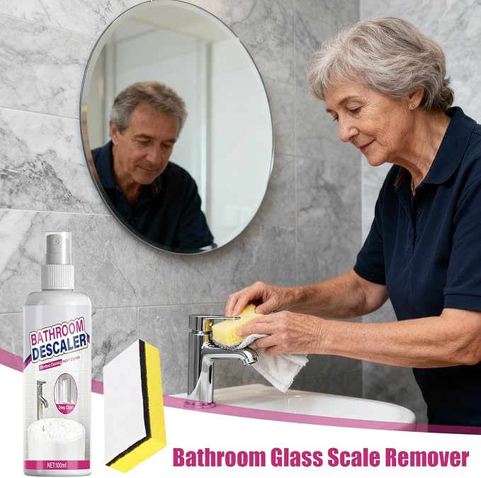 Powerful Foam Cleaner, Bathroom Descaler Agent, 100ml Stain Remover - Image 5