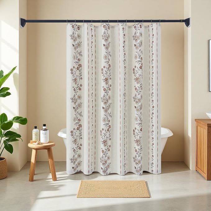 ORTIGIA Farmhouse Floral Shower Curtains - Image 9