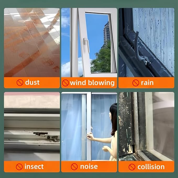 Window Weather Stripping Door Seal, 33FT Self-Adhesive Soundproofing Weather - Image 4