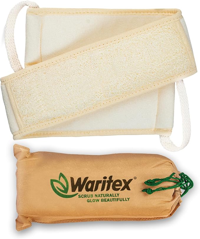 Waritex Natural Egyptian Loofah Back Scrubber by WARITEX