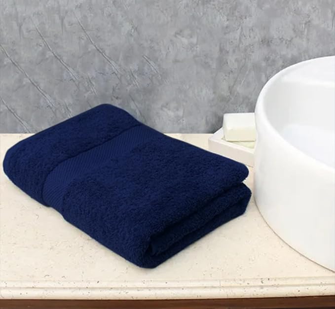 Delara 100% Organic Cotton Towels 650 GSM Plush Feather Touch Quick Dry Hand - Image 2