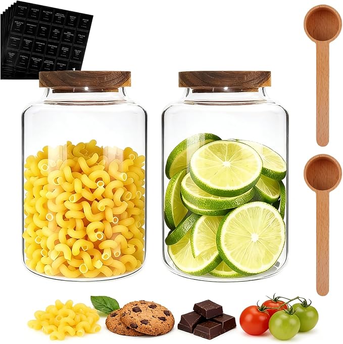 66oz Large Glass Storage Jar - Image 7