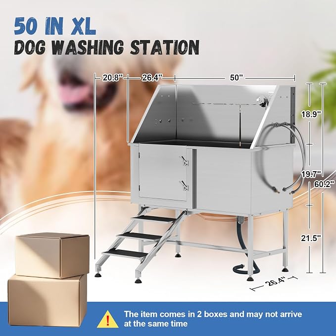 Albott 50 in Professional Dog Washing Station - Image 9