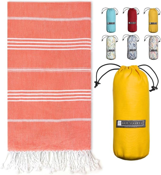 BAY LAUREL Turkish Beach Towel by BayLaurel