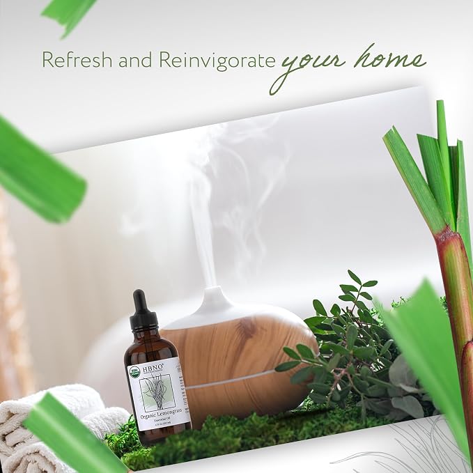 HBNO Organic Lemongrass Essential Oil - Image 6
