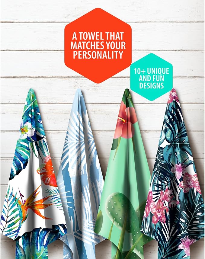 VENTURE 4TH Microfiber Beach Towel: Quick-Dry, Sandproof and Lightweight - Image 7