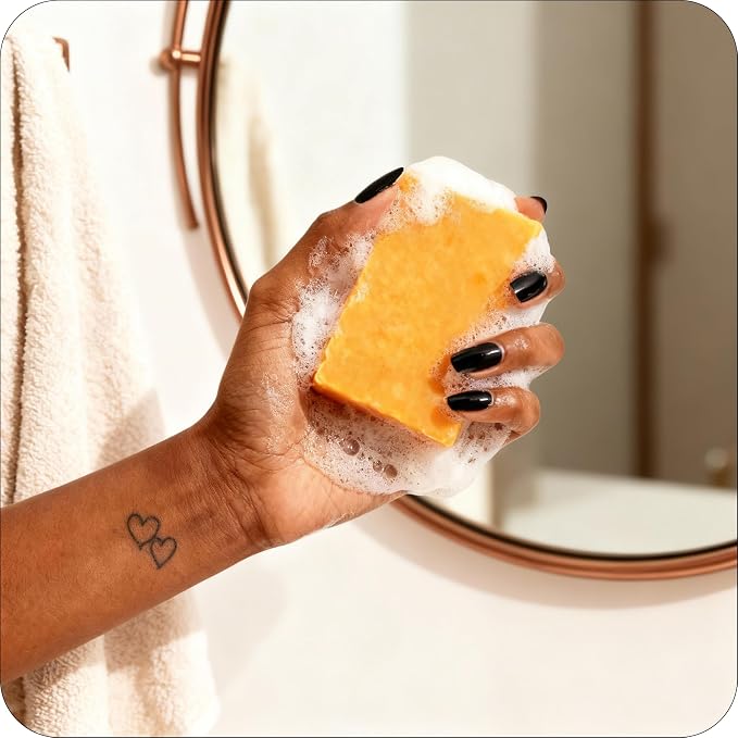 Glo Melanin Organic Turmeric Soap - Image 5