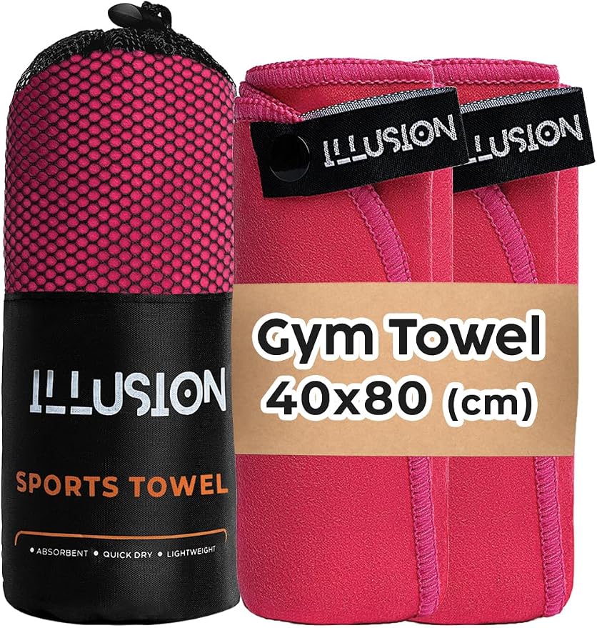 illusion Small Microfiber Gym Towels by Unknown