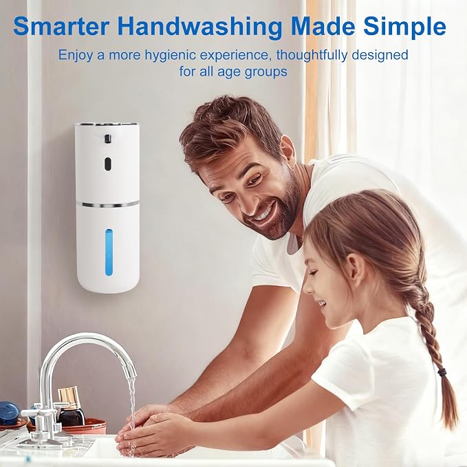 Automatic Soap Dispenser, Hand Soap Dispenser 12.8oz/380ml Smart Rechargeable - Image 6