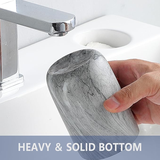 Marble Grey Toothbrush Holders - Image 4