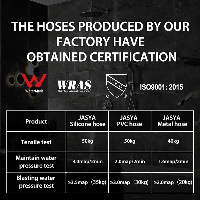 119 Inches Shower Hose Extra Long Rv Shower Hose Explosion Proof Anti Winding - Image 5