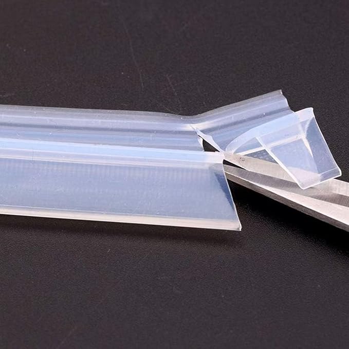 Frameless Soft Shower Door Sweep Seal Drip Rail, Glass Shower Silicone Door - Image 6
