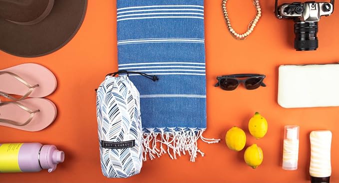 BAY LAUREL Turkish Beach Towel - Image 8