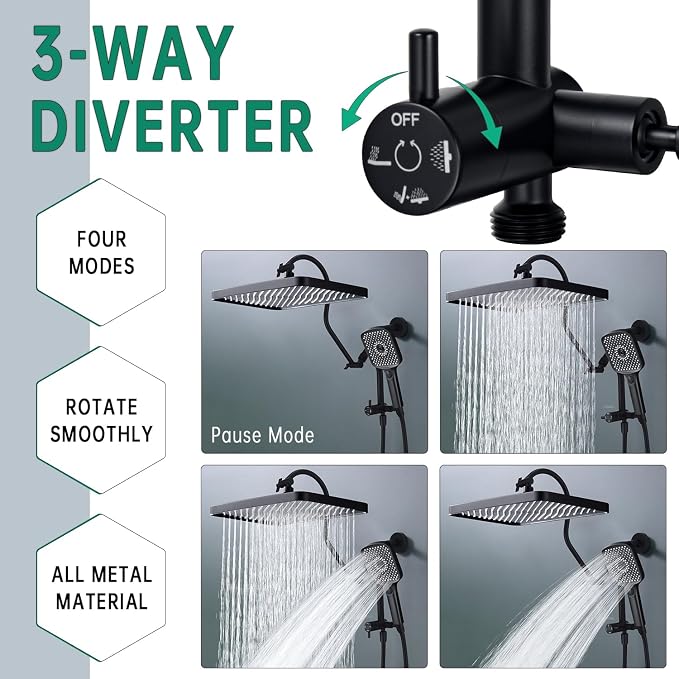 13 Inch Rainfall Shower Head - Image 3