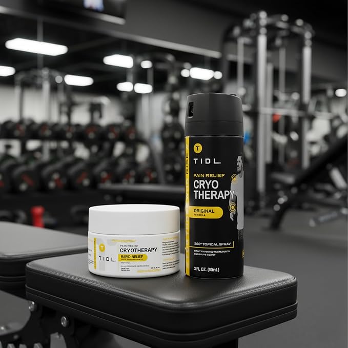 TIDL Plant Powered Cryotherapy Spray & Performance Cream Set – Post-Workout - Image 8