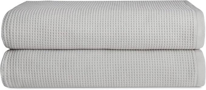 Cozy Earth Waffle Bath Sheets by CozyEarth