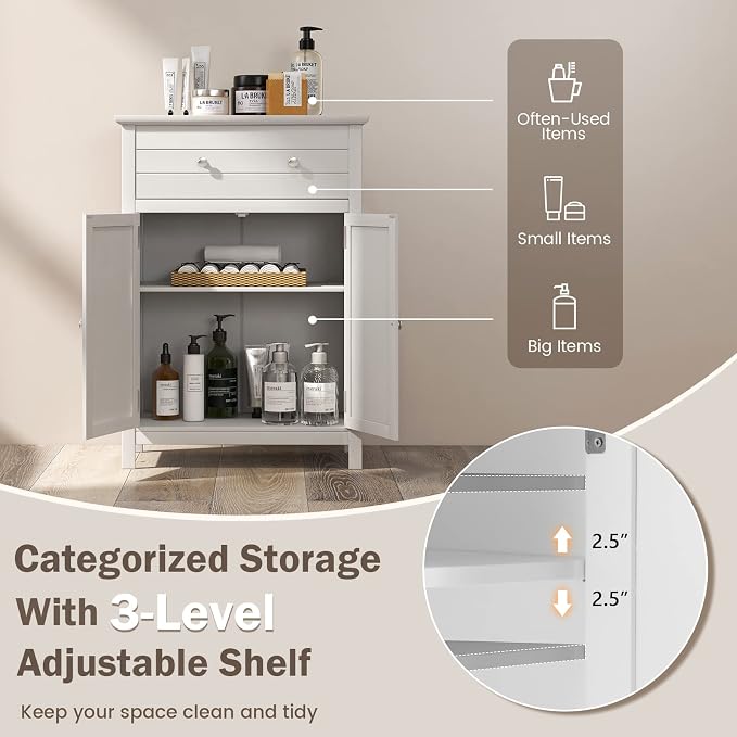 Giantex Bathroom Storage Cabinet - Image 5