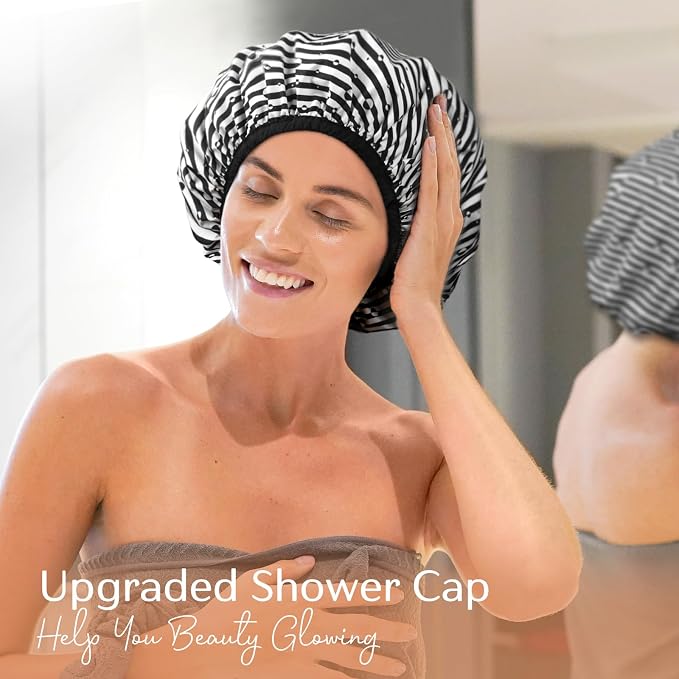 Yanibest Shower Cap Reusable Waterproof - Image 5