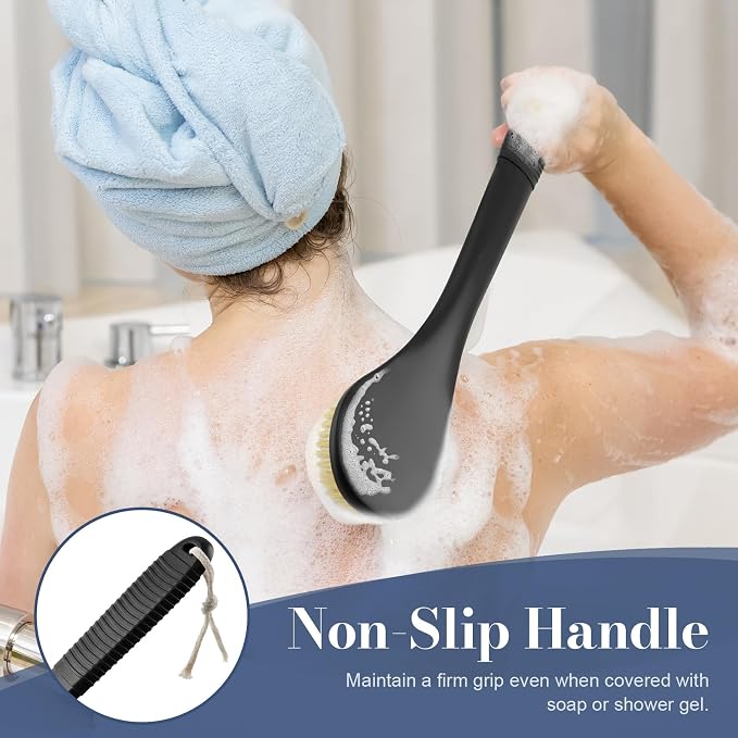 Back Scrubber for Shower, Shower Body Brush for Cleaning - Image 2