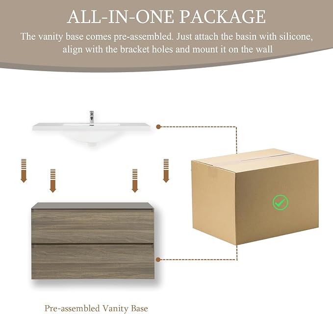 36" Floating Bathroom Vanity - Image 7