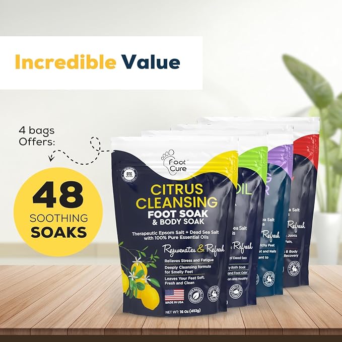 FOOT CURE Premium Epsom Salt Foot Soak - Image 3