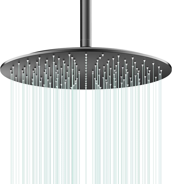 All Metal Rain Shower Head by AULEEND