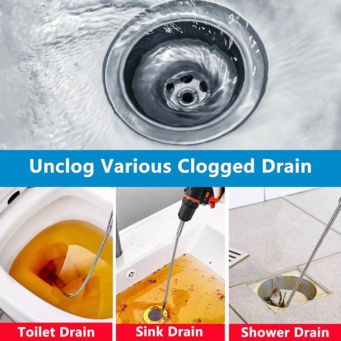 Drain Snake, Spring Drain Clog Remover - Image 6