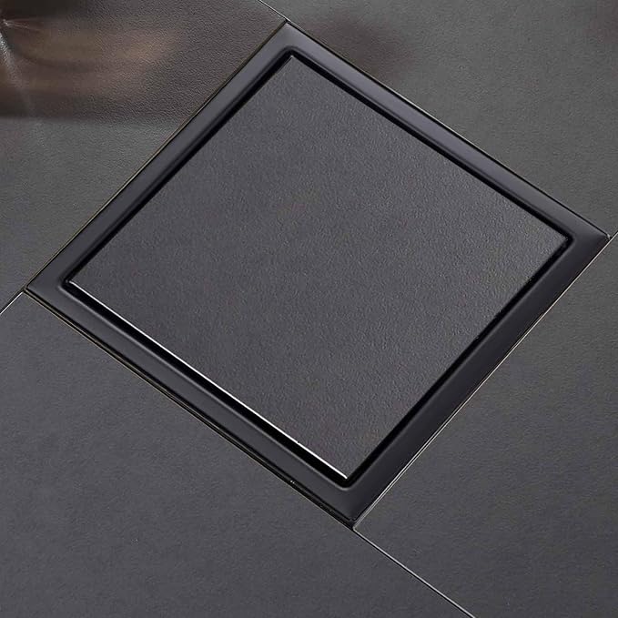 6 Inch Square Shower Floor Drain, Shower Drain Kit - Image 3