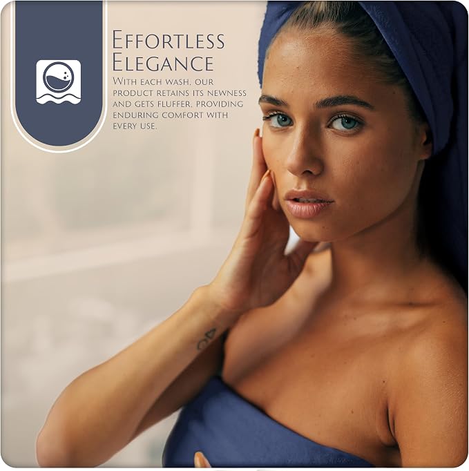 MAURA Basics Bath Towel Sets for Bathroom - Image 5