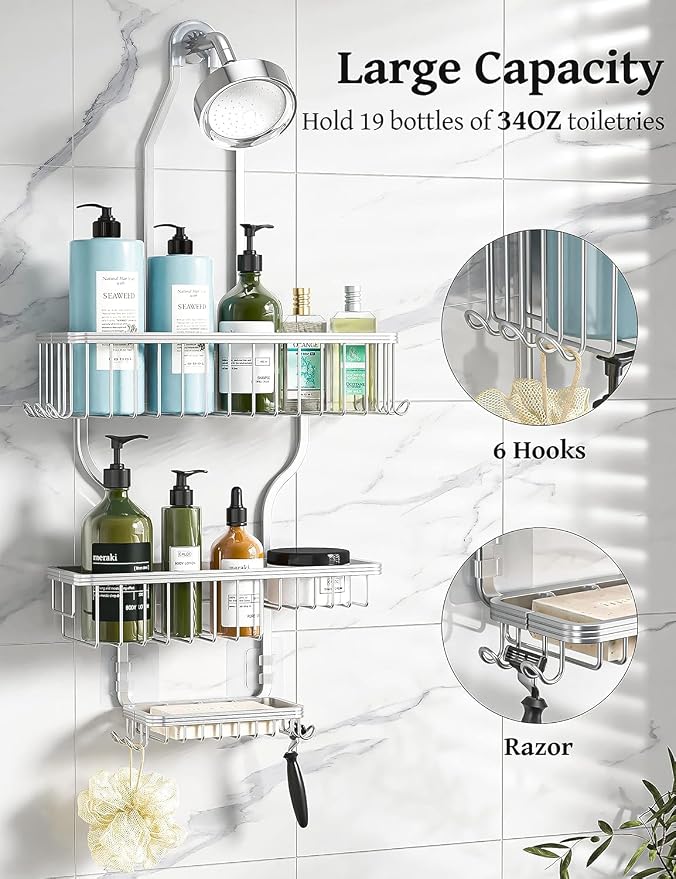 YASONIC Shower Caddy Hanging - Image 2