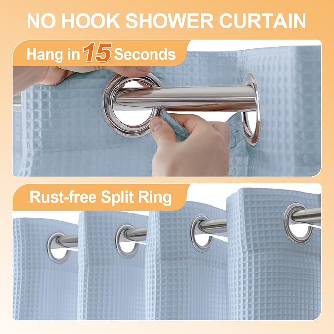 River Dream Cotton Blend Shower Curtain - Image 2