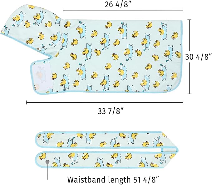 HDE Dog Bathrobe Super Absorbent Quick Drying Puppy Towel Wrap Coat Adjustable - Image 2