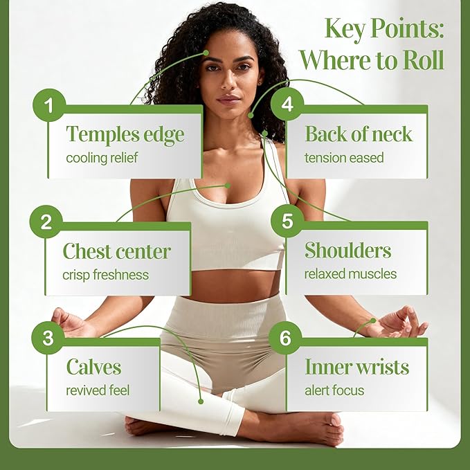 BodyJ4You Peppermint Essential Oil Roll On - Image 5