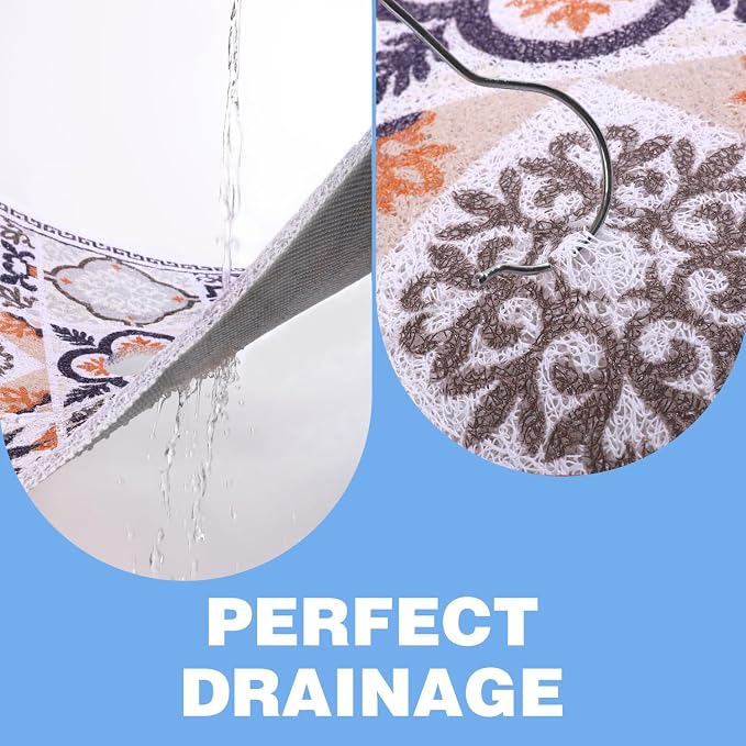 Square Shower Mat 23x23 Inch Non-Slip - Image 3
