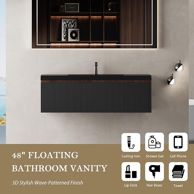 48 Inch Floating Bathroom Vanity - Image 8