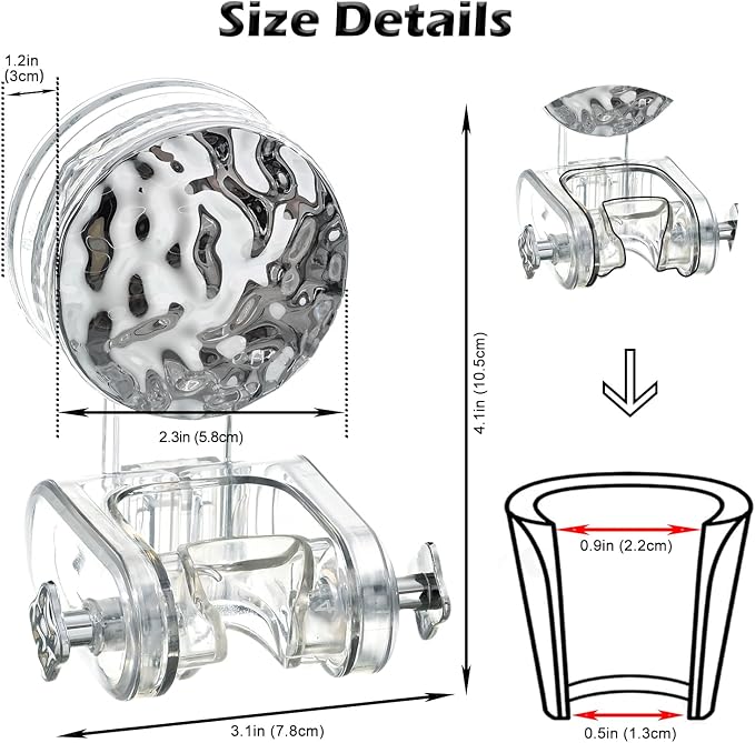 Inchant Suction Cup Shower Head Holder Universal ABS Suction Cup Shower Head - Image 5