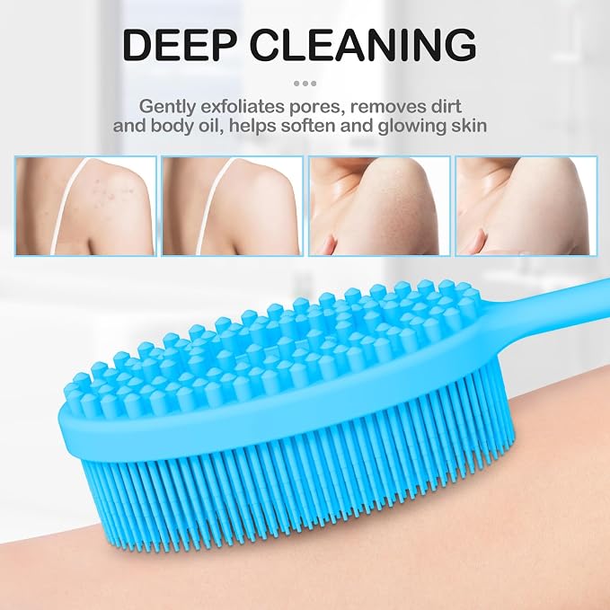 MateeyLife Silicone Body Scrubber Exfoliator - Image 4