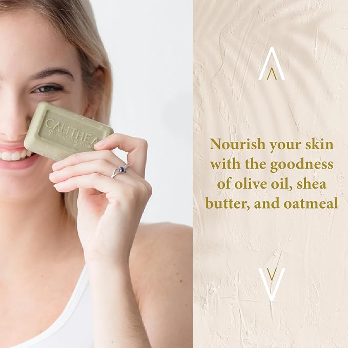 Calithea 3 Pack Soap Bars: Olive Oil Soap - Image 2
