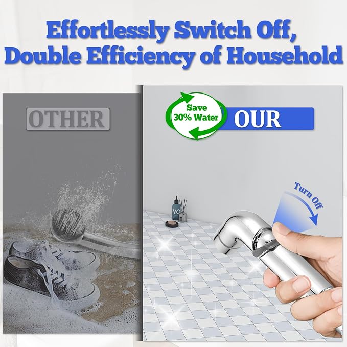 Dog Shower Sprayer Attachment, YDmeet 100 Inch Dog Washing Hose - Image 3