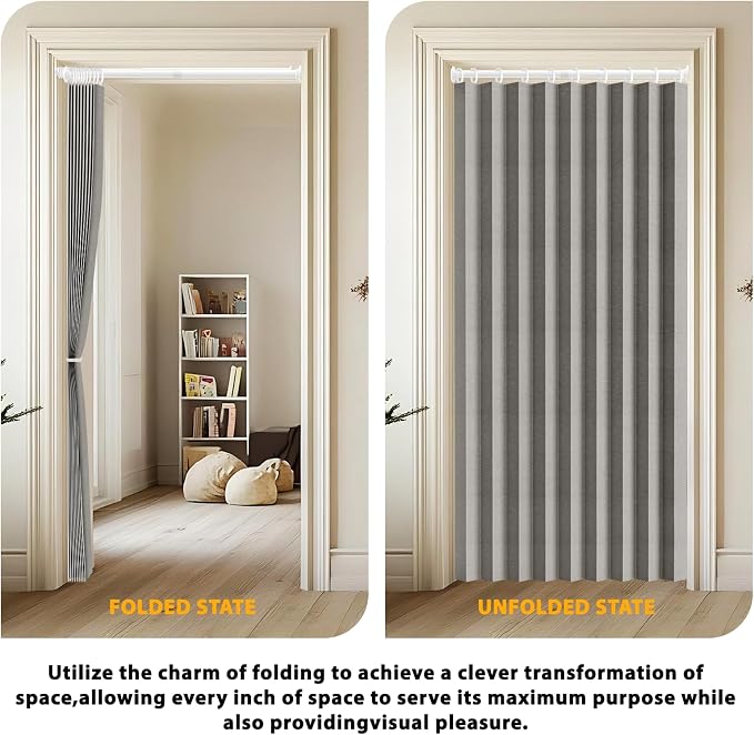Accordion Door Curtain Set - Image 2